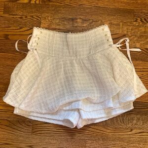 NWT Liz Lisa Kawaii White Mini Skirt / Skort | 0